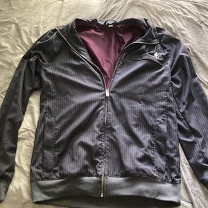 ADIDAS ☆ Navy Pinstripe The Association Jacket